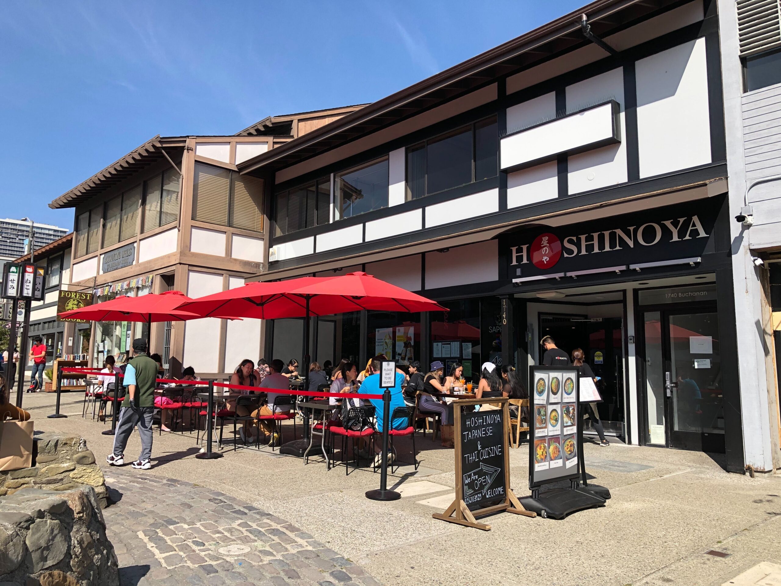 Visit Japantown for Outdoor Dining Northern California Cherry Blossom